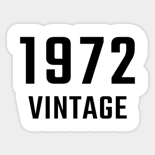 1972 VIGTAGE Sticker